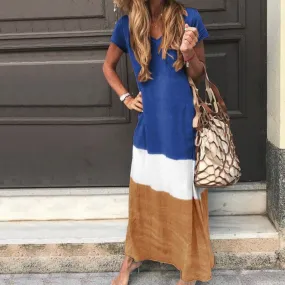 2019 Summer Long Dress Floral Print Boho Beach Dress Maxi Dress Women Evening  4XL