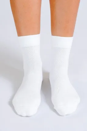 Centre Socks - White