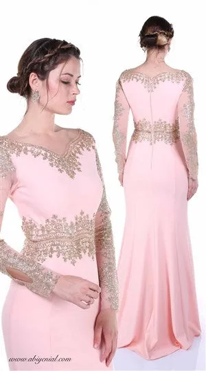 Claret Red Evening Dress