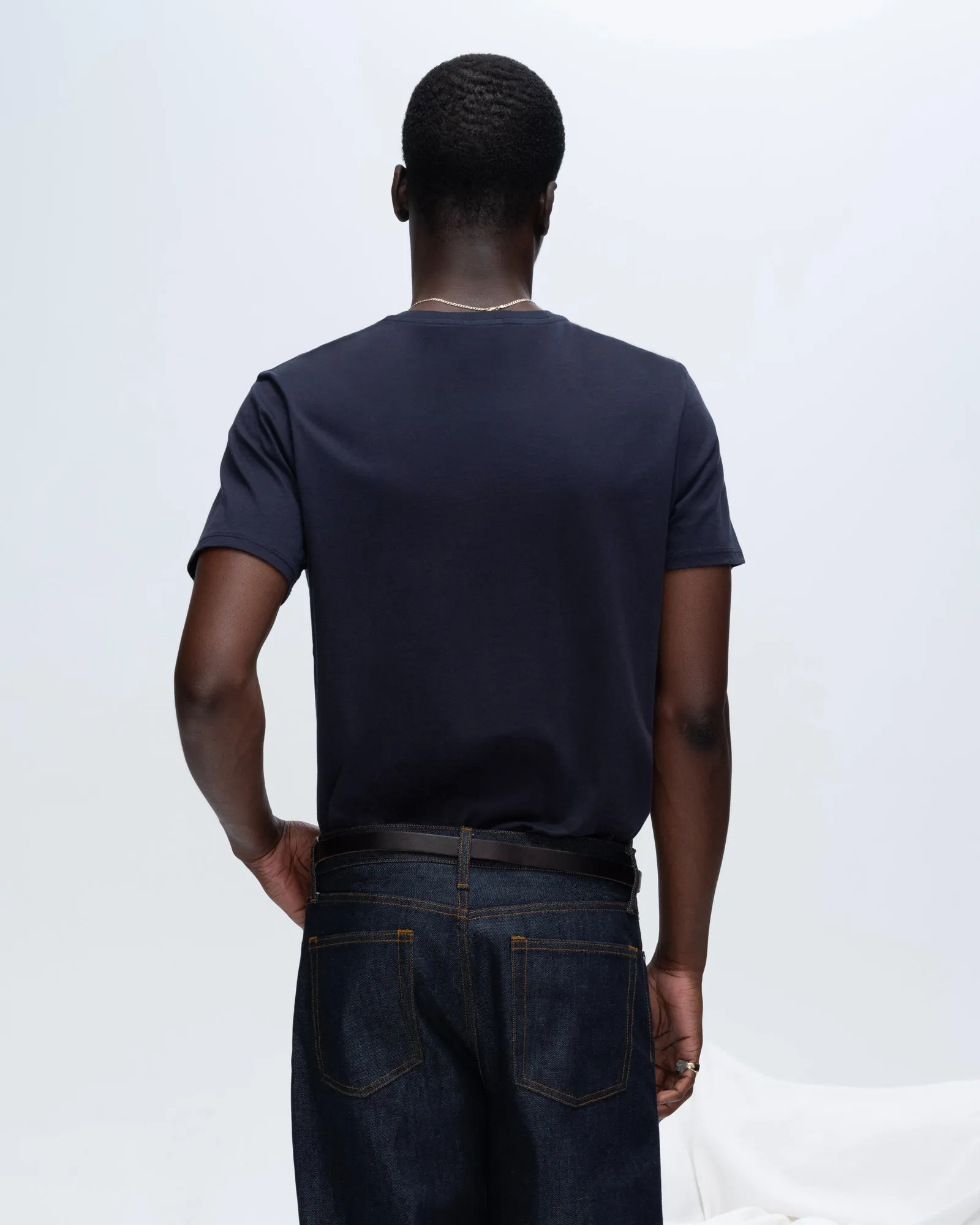 Classic Jersey Crew Neck Tee - Midnight