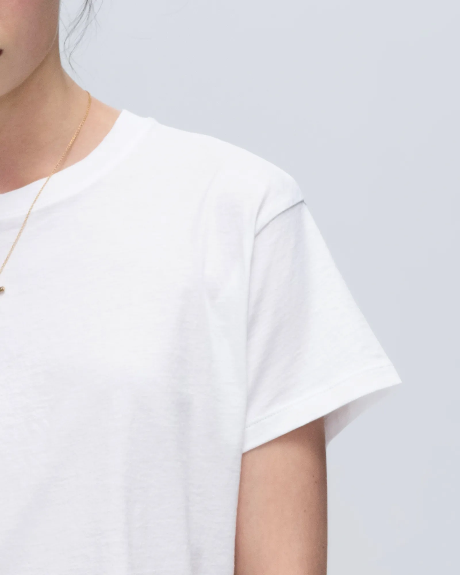 Classic Jersey Short Sleeve Boy Tee - White