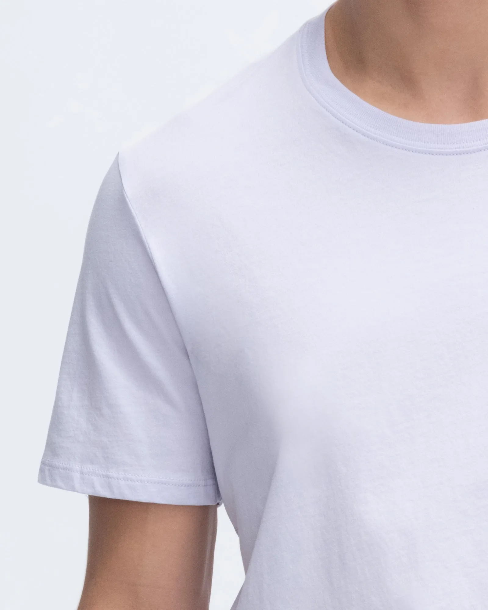 Classic Jersey Short Sleeve Crew Neck Tee - French Lavender