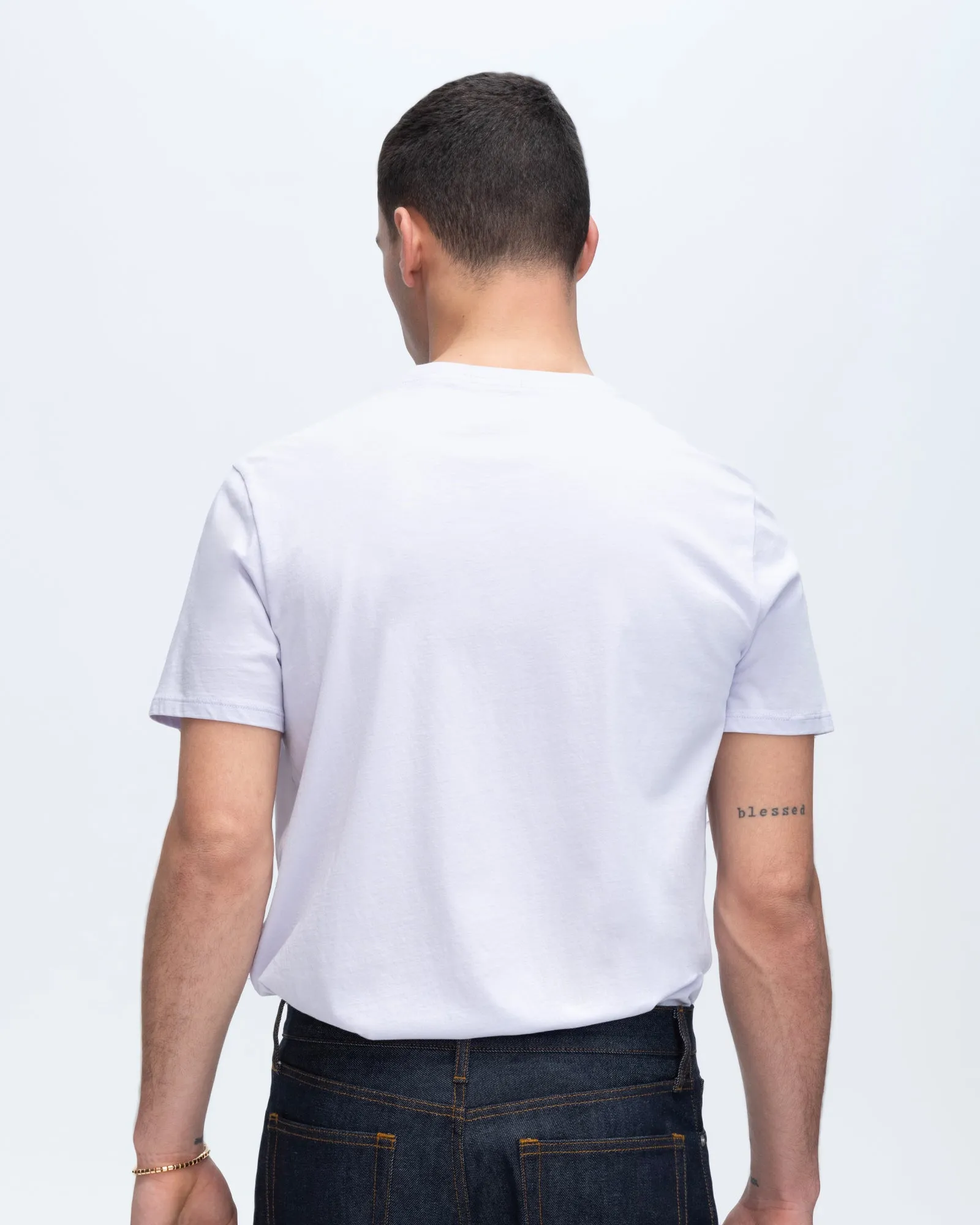 Classic Jersey Short Sleeve Crew Neck Tee - French Lavender