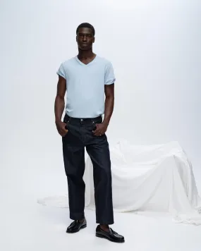 Classic Jersey V-Neck Tee - Blue