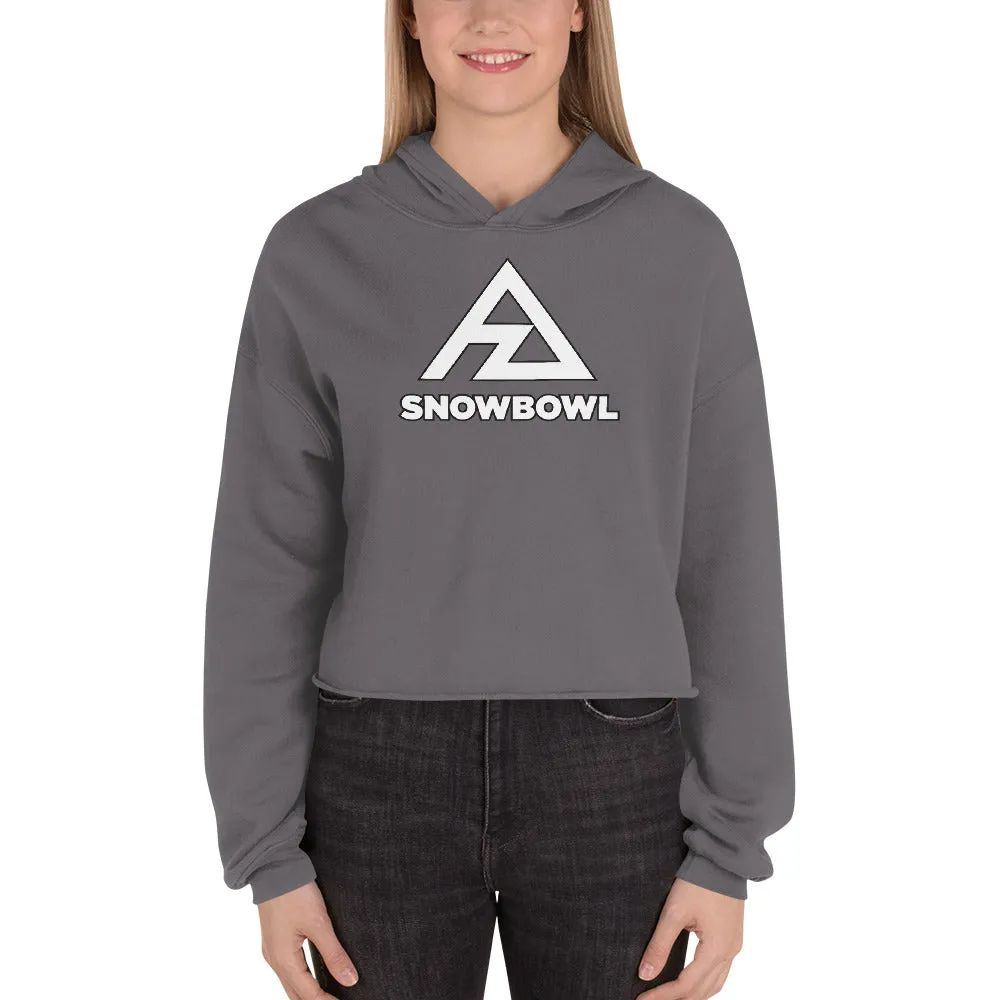 Classic Logo Ladies Crop Top Hoodie