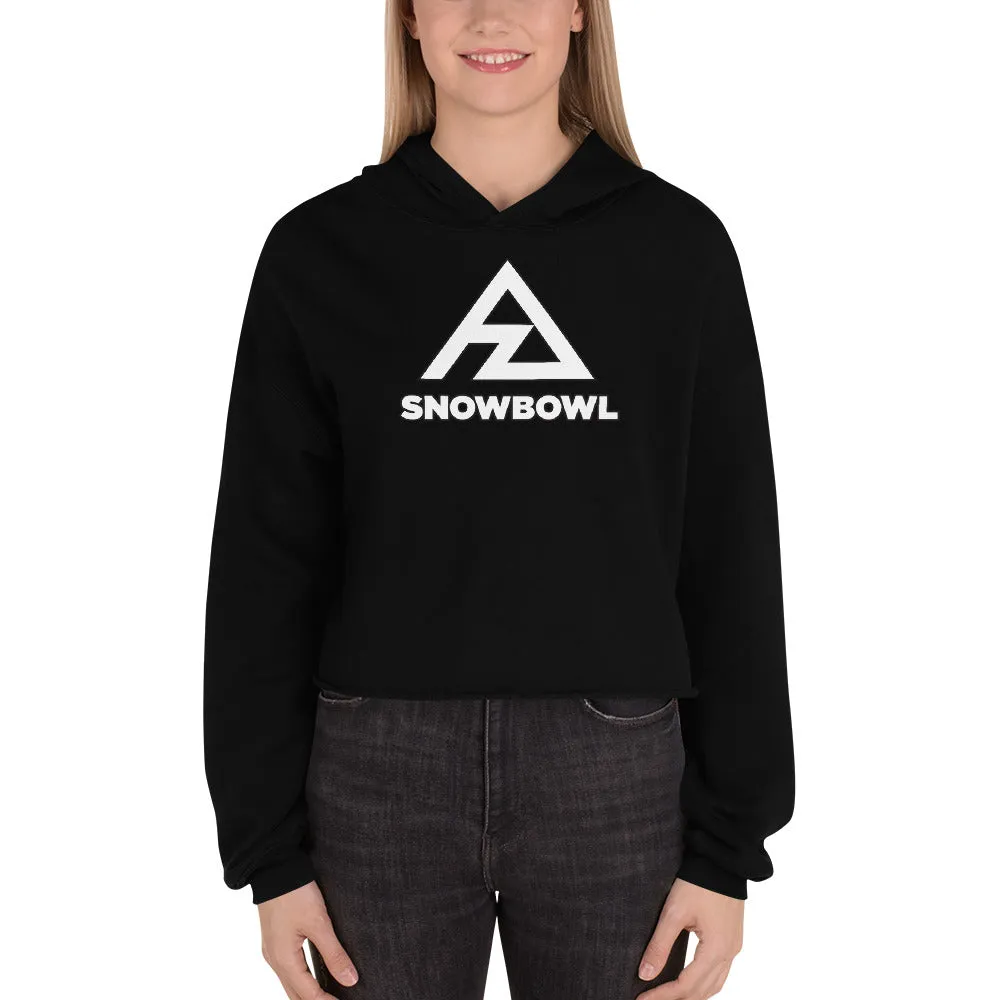 Classic Logo Ladies Crop Top Hoodie