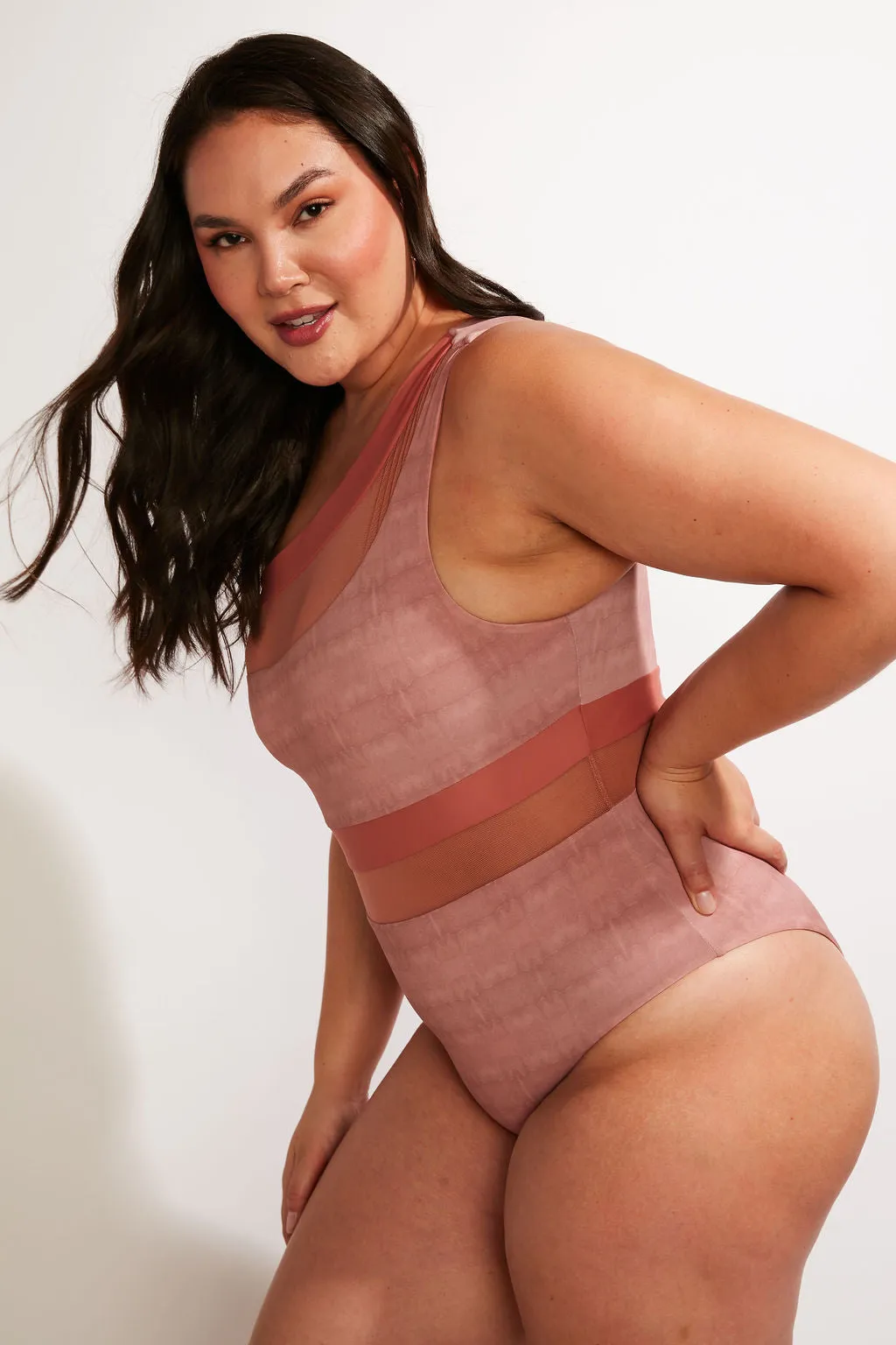 Coast One Piece II - Dusty Rose