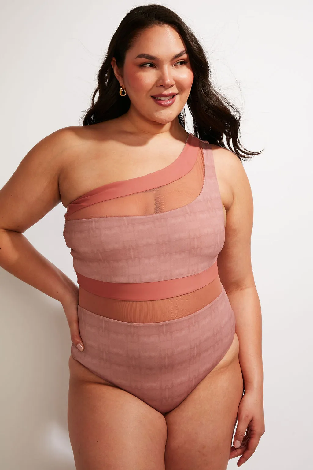 Coast One Piece II - Dusty Rose
