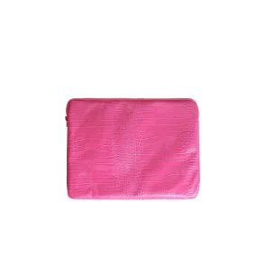 Computer Sleeve 13" Matte Croco - Ultra Pink