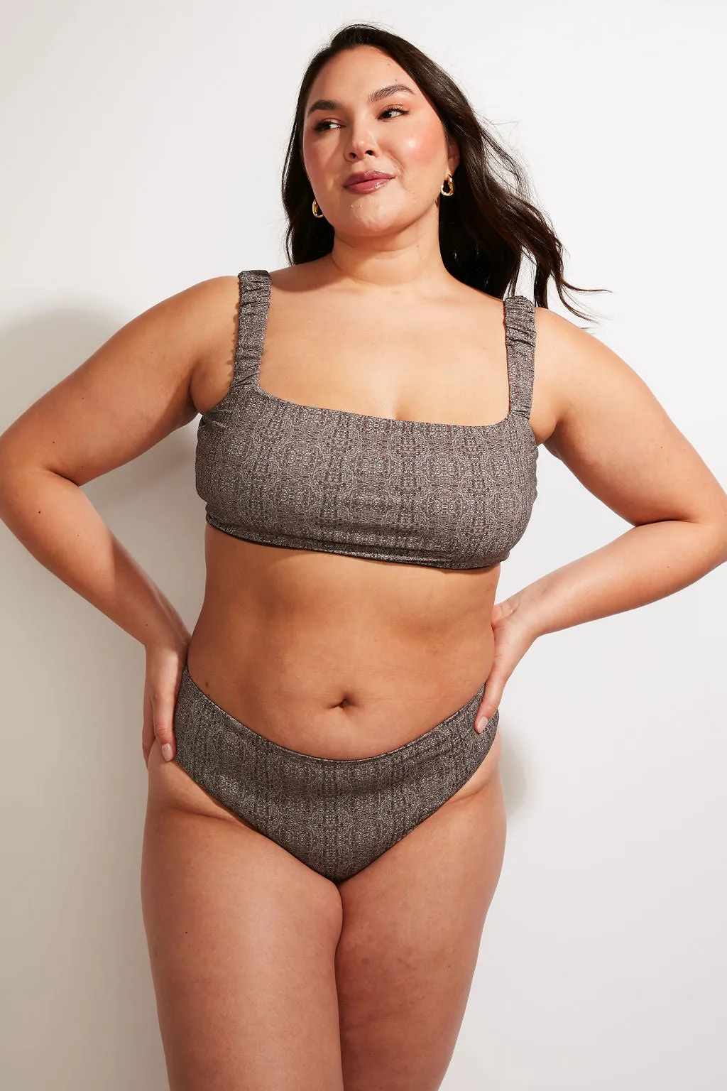 Current Swim Bottom II - Espresso