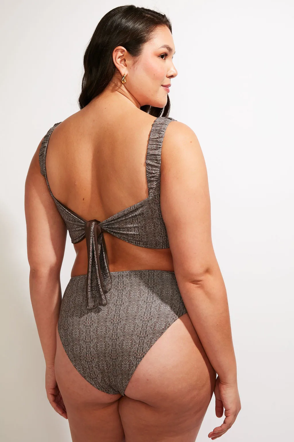 Current Swim Bottom II - Espresso