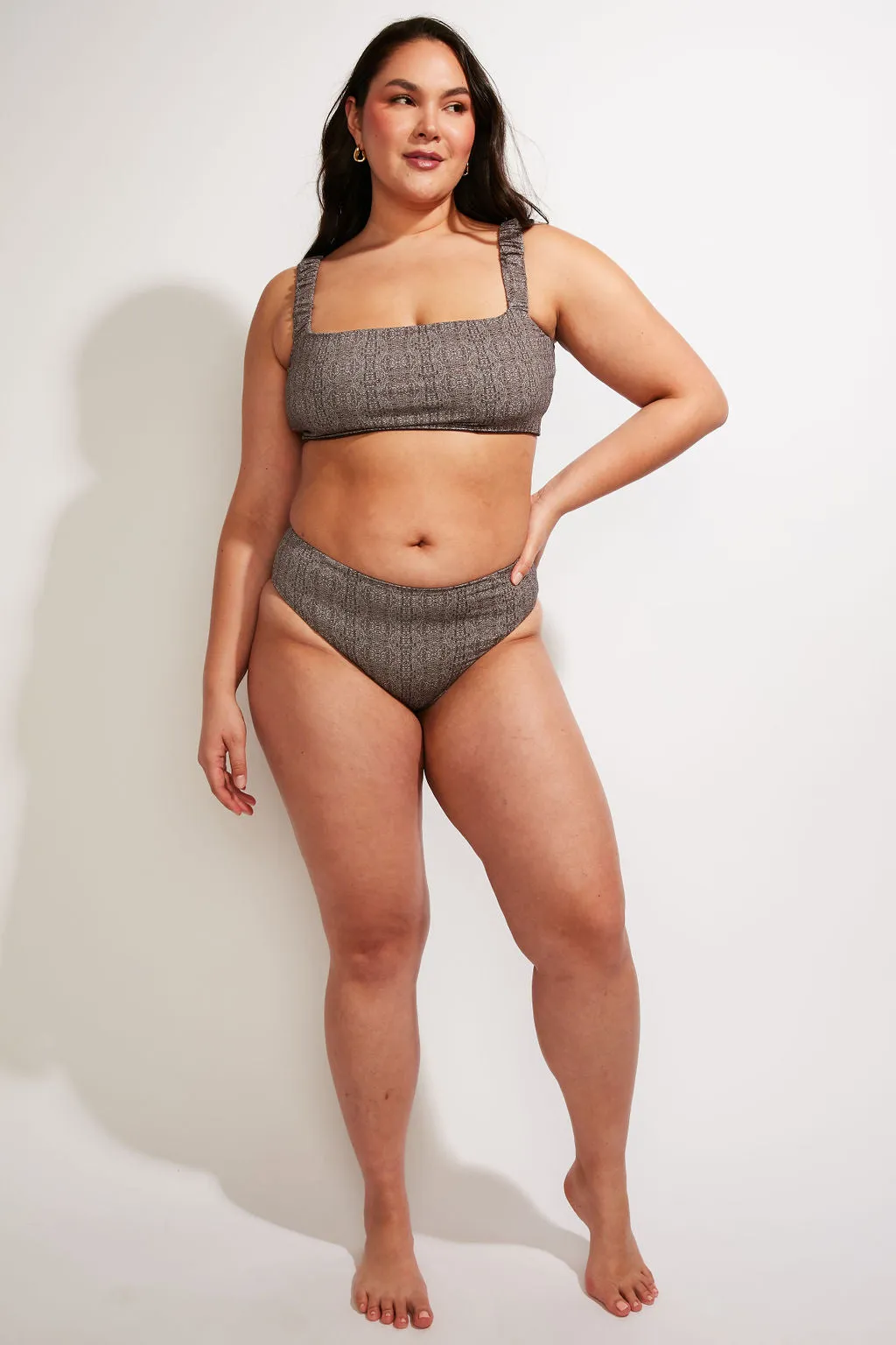 Current Swim Bottom II - Espresso