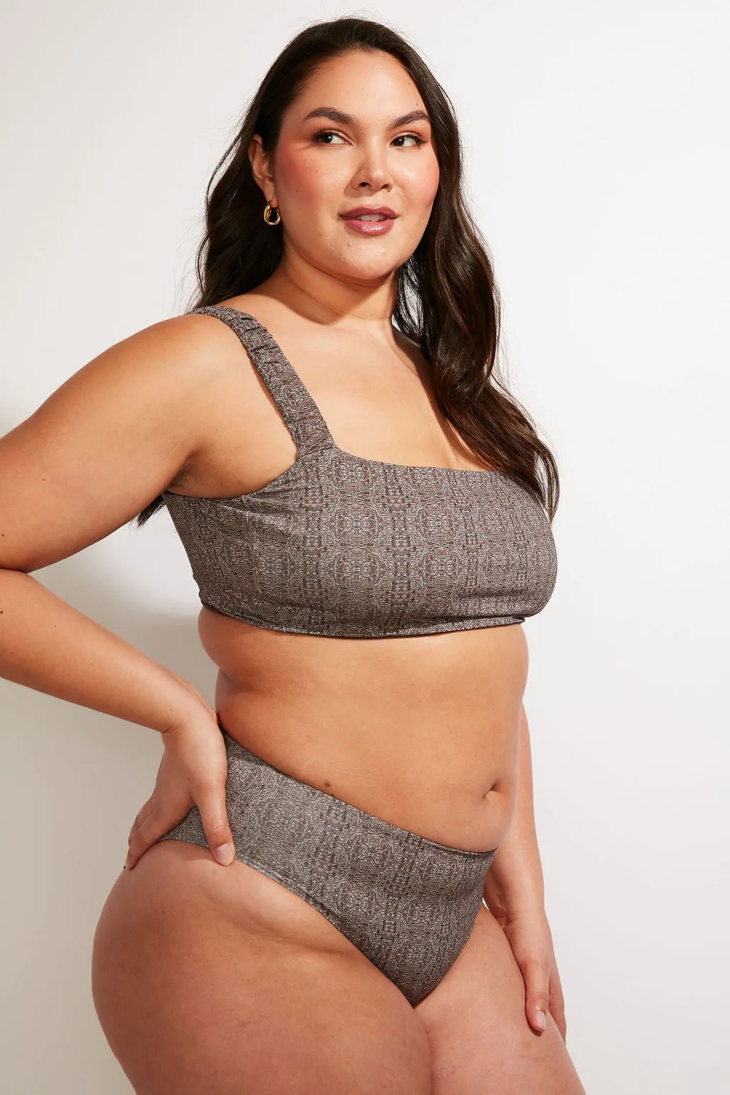 Current Swim Bottom II - Espresso