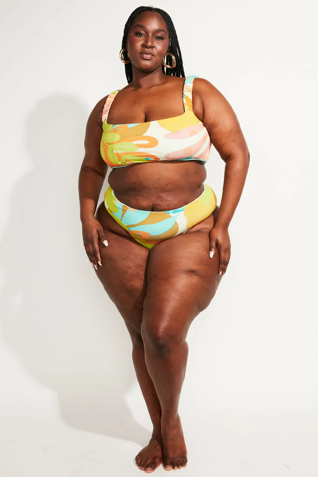 Current Swim Bottom II - Guava Duff