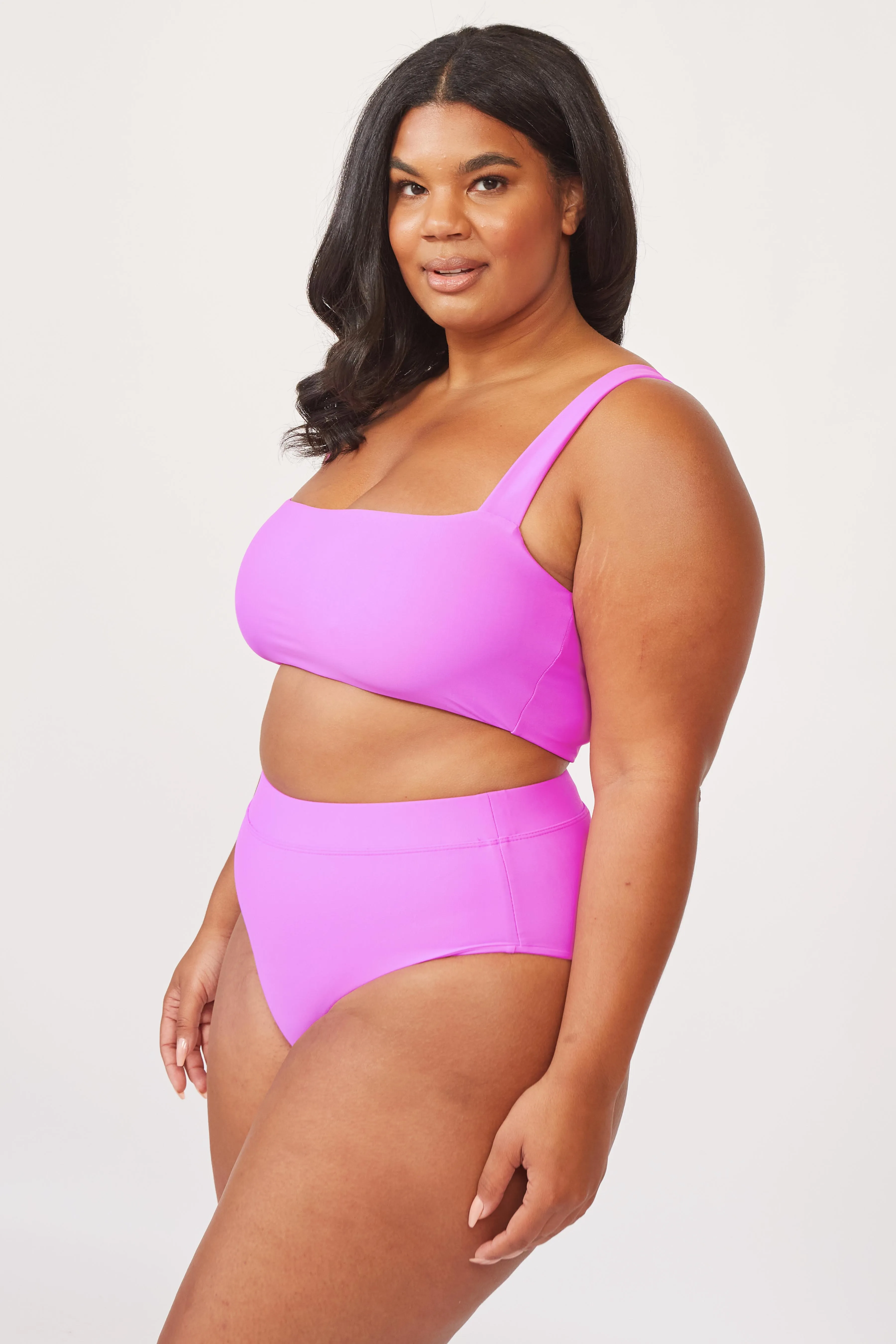 Current Swim Top - Fuchsia