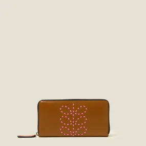 Forget Me Not Wallet - Whipstitch Stem Tan