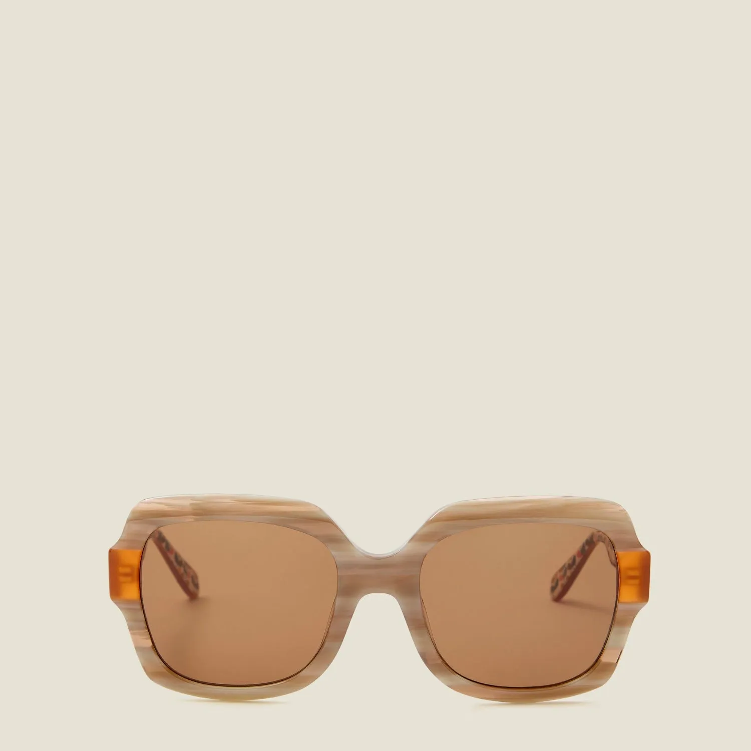 Geranium Sunglasses - Taupe Marble
