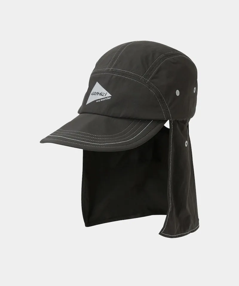 Gramicci x and wander Brushed Nylon Sunshade Cap