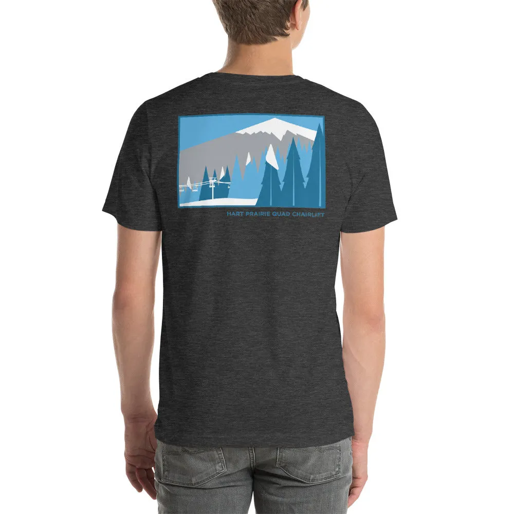Hart Prairie Quad Chairlift Men's Short Sleeve Shirt