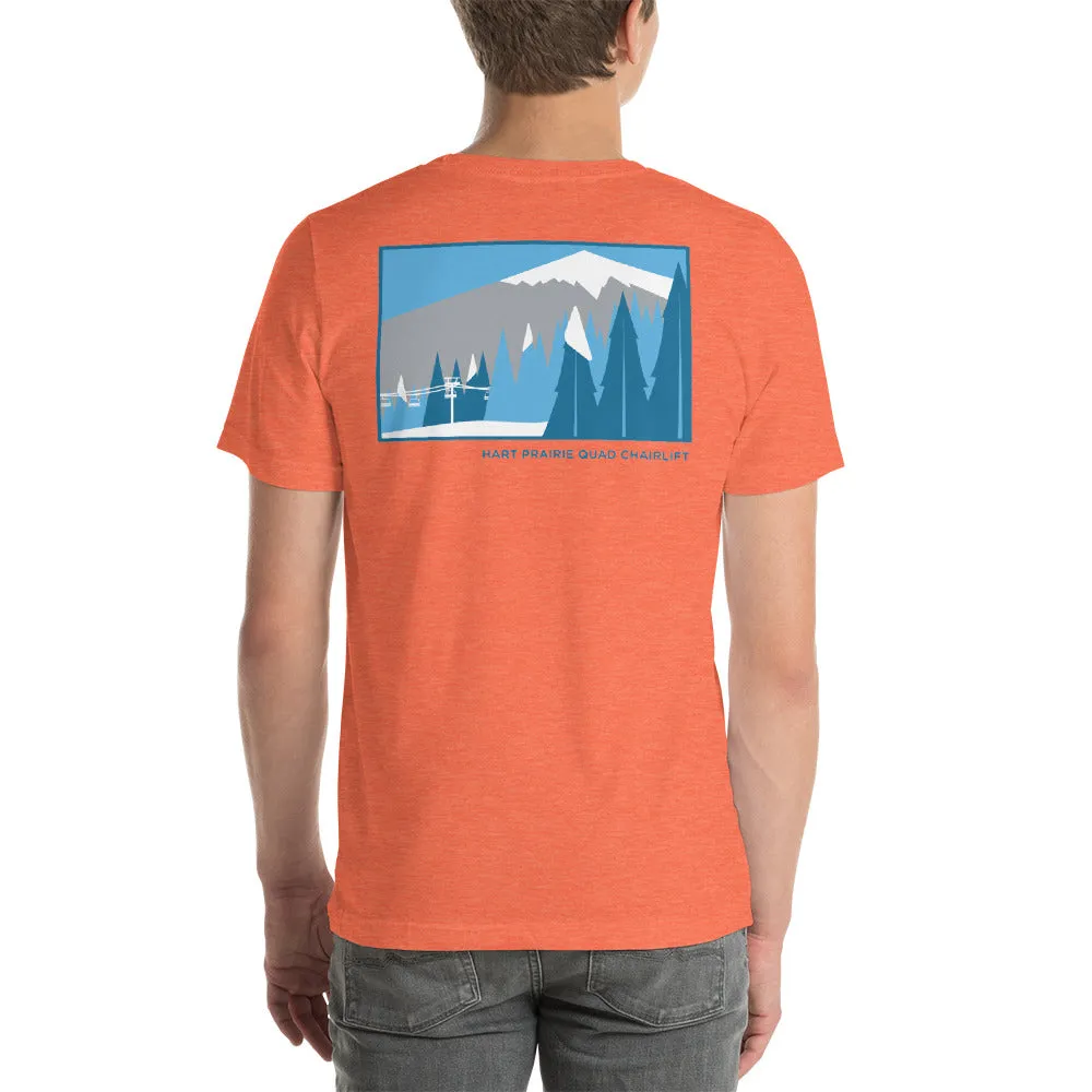 Hart Prairie Quad Chairlift Men's Short Sleeve Shirt