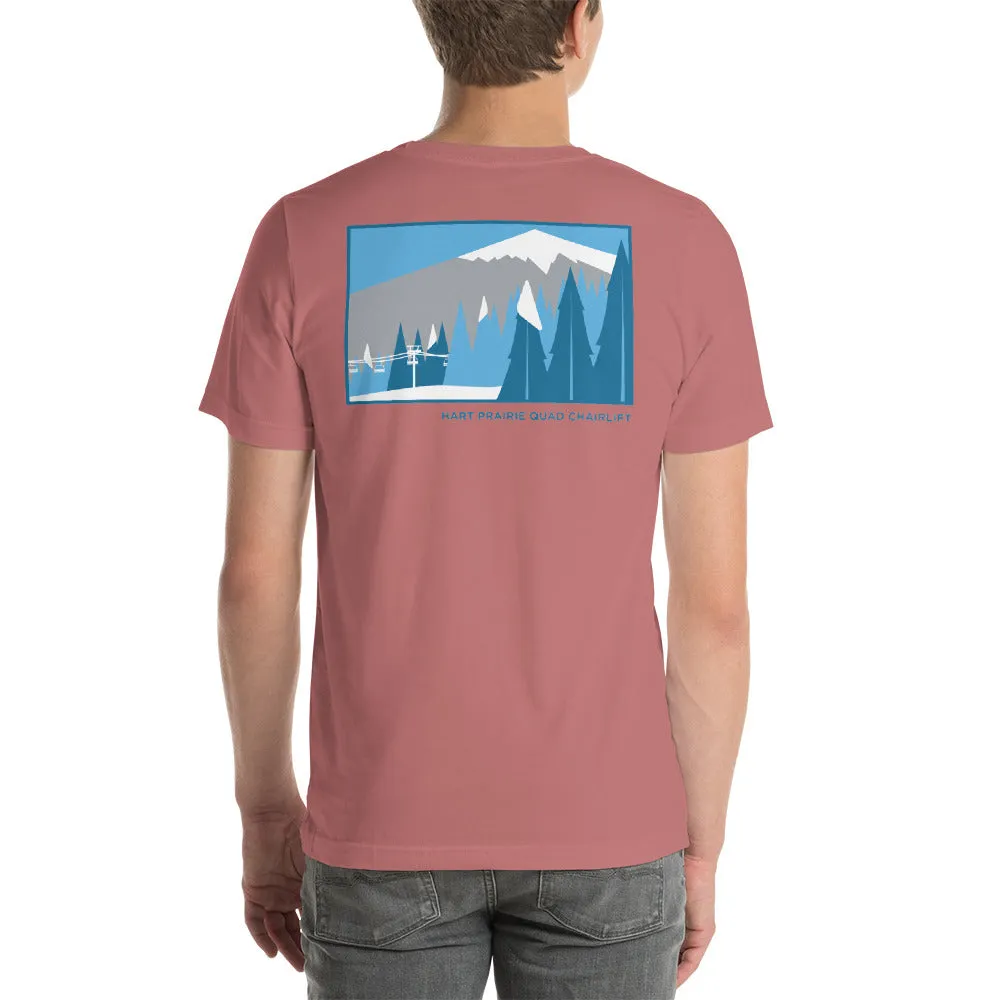 Hart Prairie Quad Chairlift Men's Short Sleeve Shirt