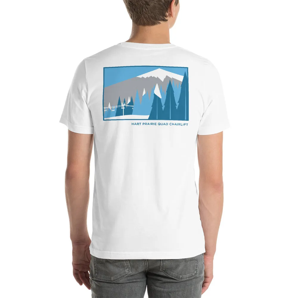 Hart Prairie Quad Chairlift Men's Short Sleeve Shirt
