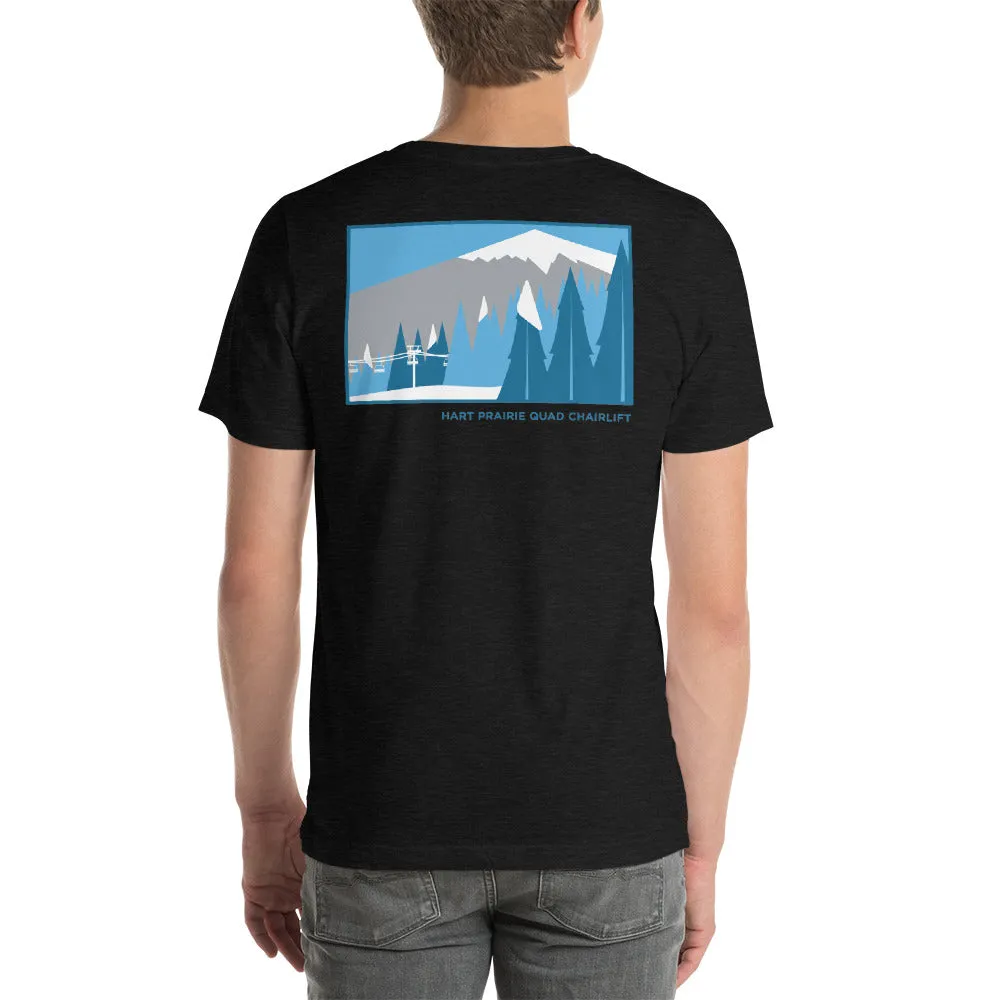 Hart Prairie Quad Chairlift Men's Short Sleeve Shirt