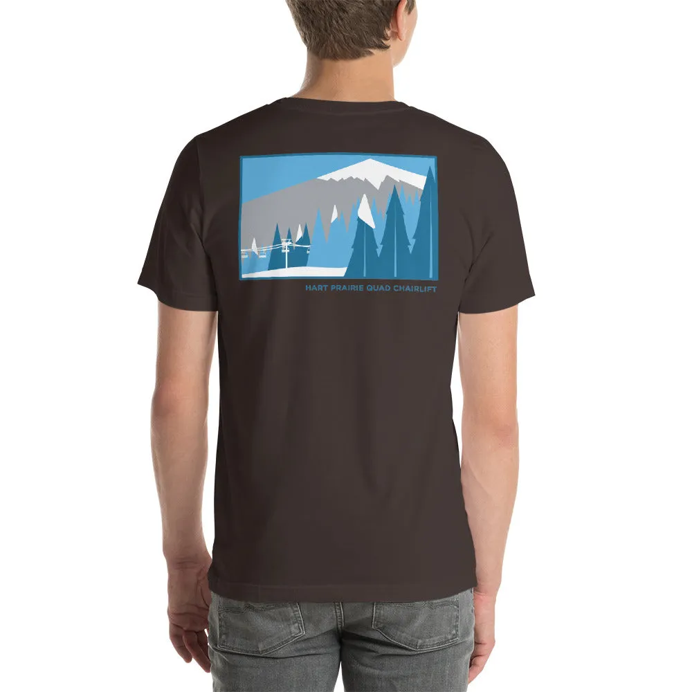 Hart Prairie Quad Chairlift Men's Short Sleeve Shirt