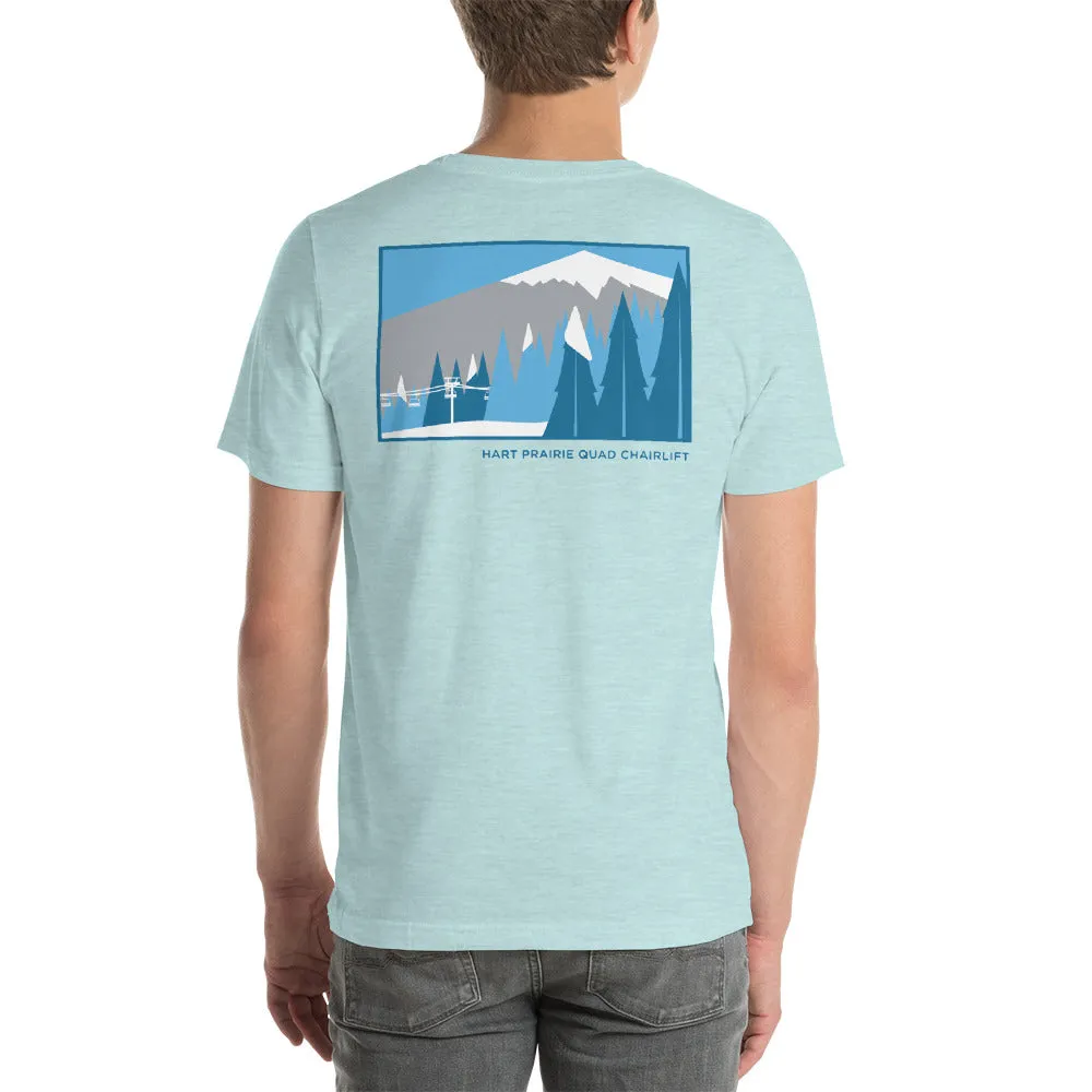 Hart Prairie Quad Chairlift Men's Short Sleeve Shirt