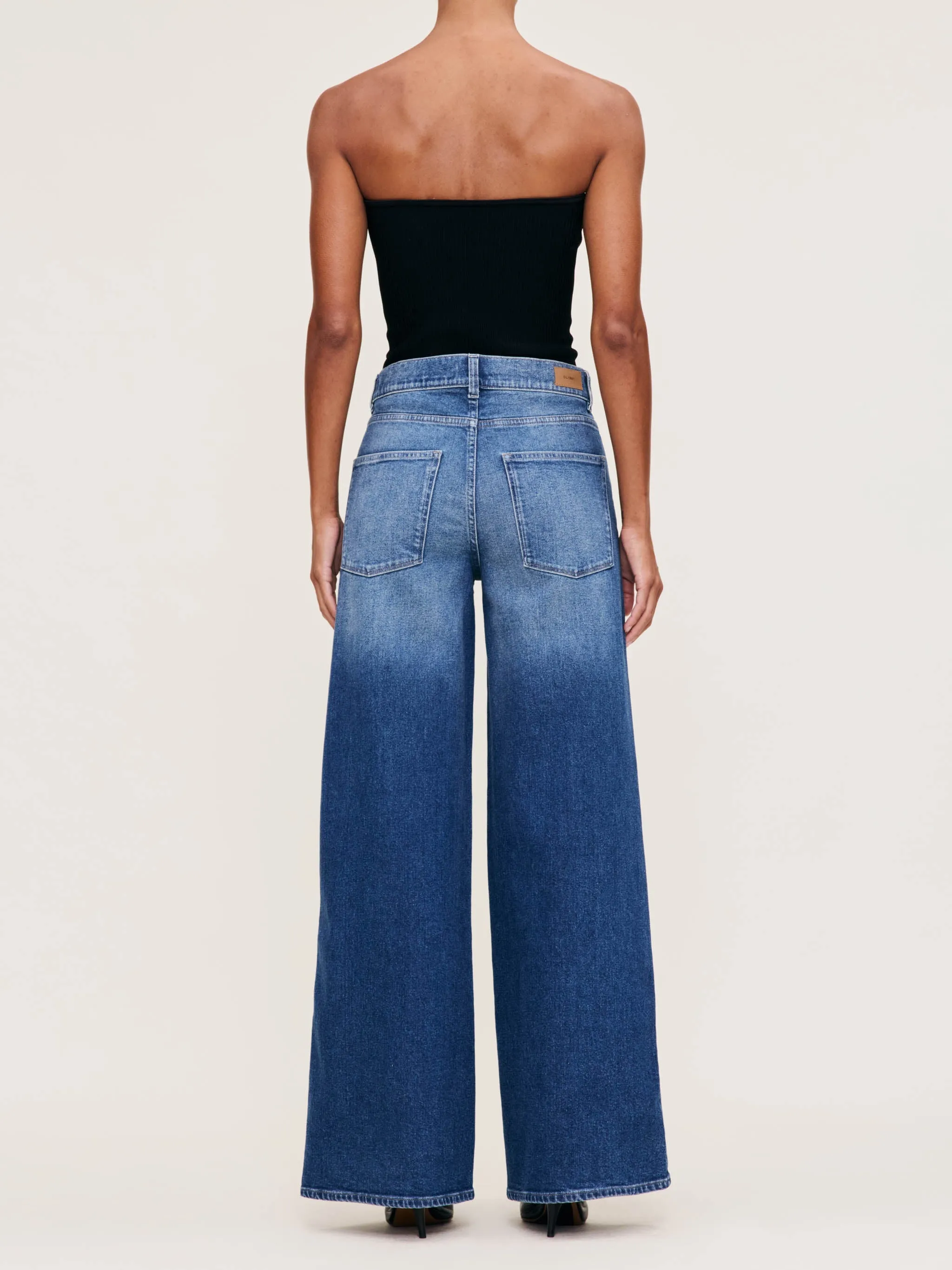 HEPBURN WIDE LEG MID RISE ANKLE