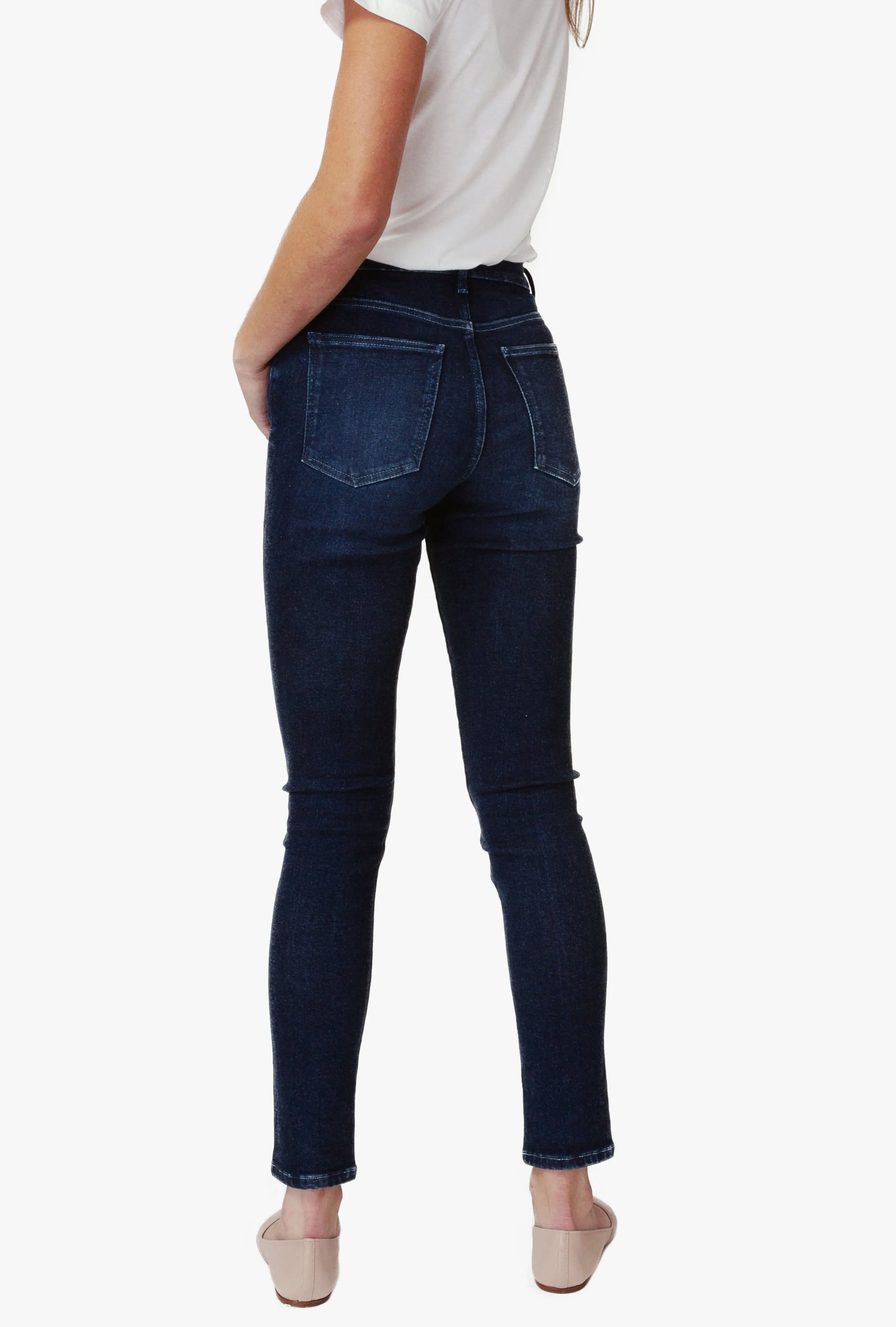 High Rise Skinny Jean - Dark Indigo