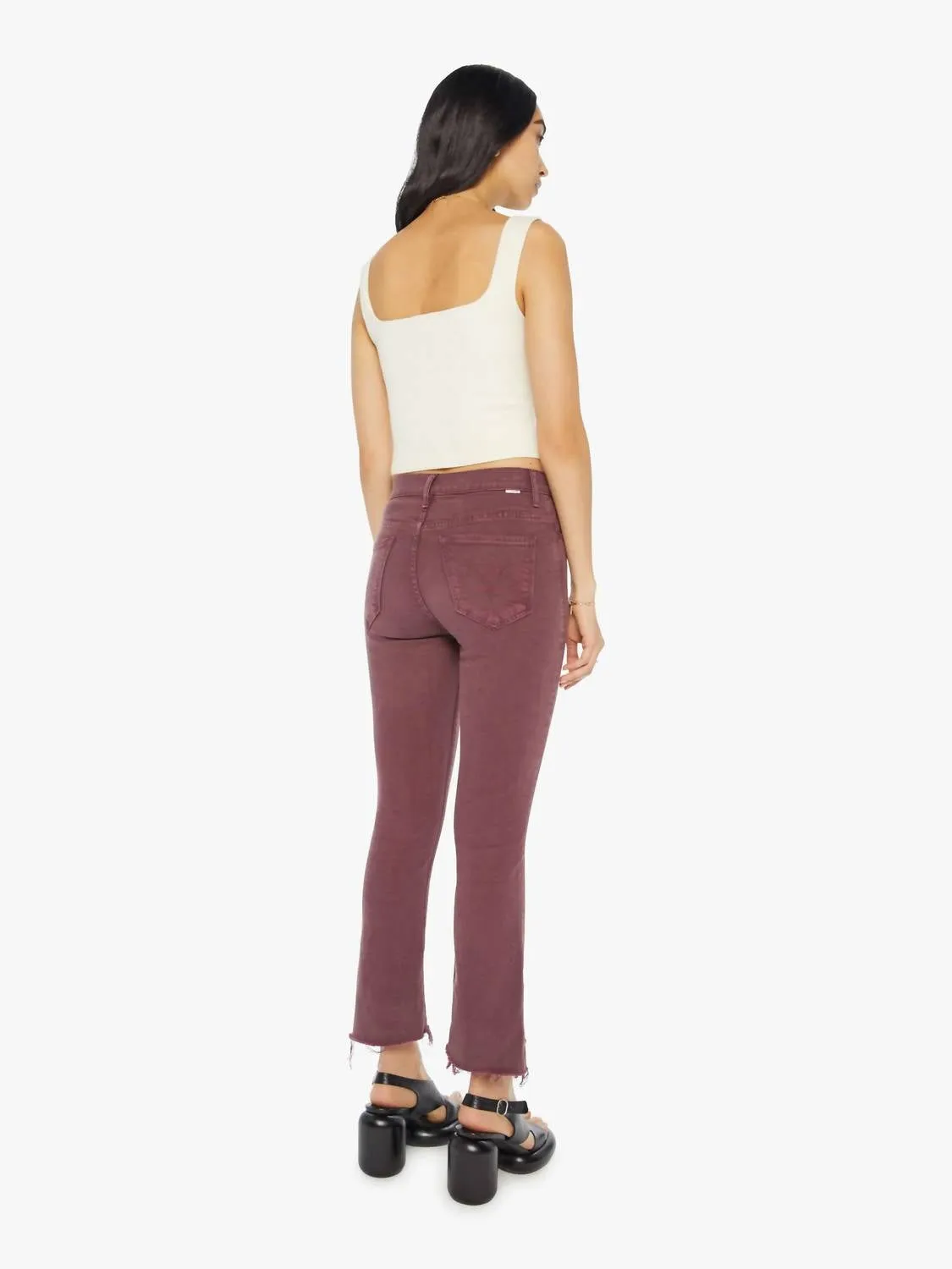 Insider Crop Step Fray Jeans