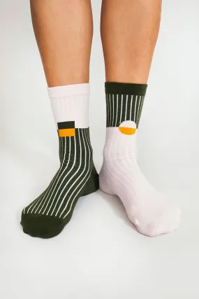 KC Ankle Sock - Pink Pine