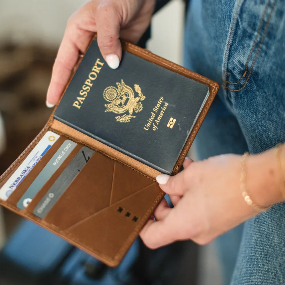 Leather Passport Wallet