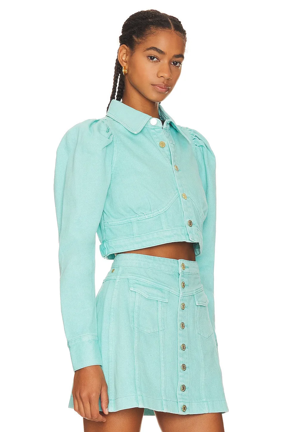 Lottie Jacket - Aquamarine