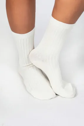 Luxe Sock - Ecru