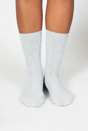 Luxe Sock - Heather Grey