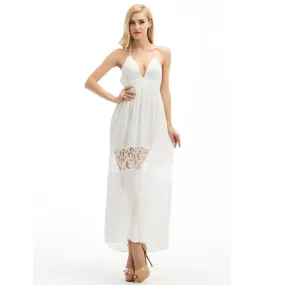 Maxi Beach Hot Women Sexy Boho Lace Long Dress Lady Evening Party