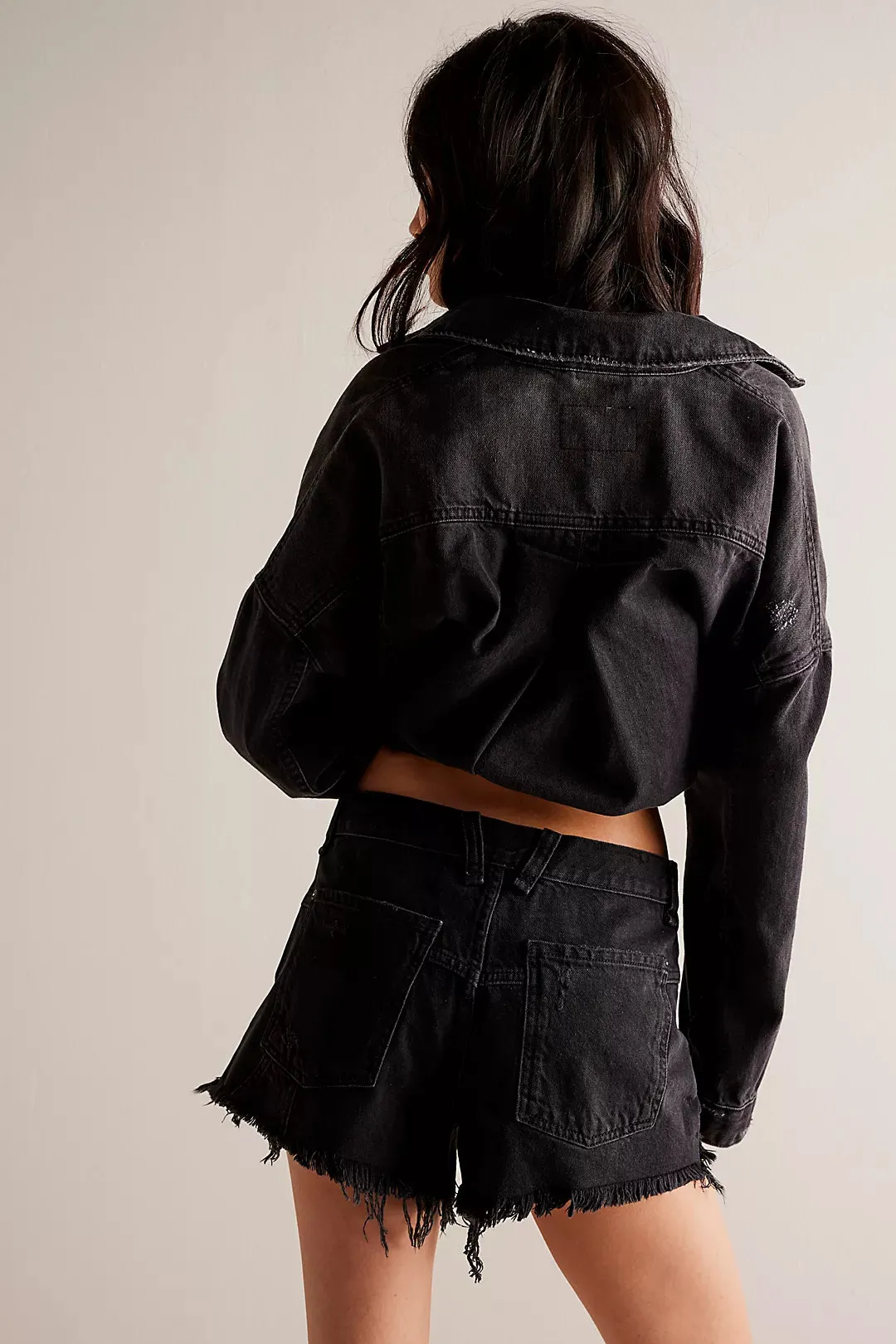 Now or Never Denim Shorts - Zodiac