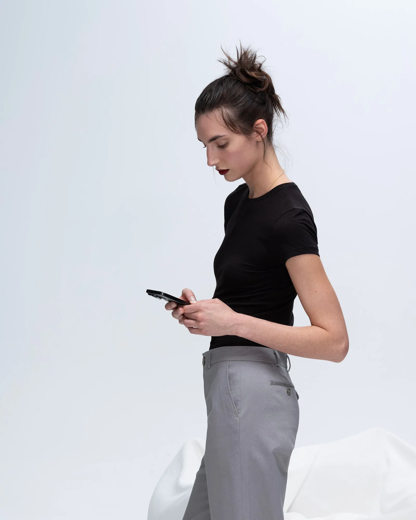 Pima Cotton Baby Tee - Black
