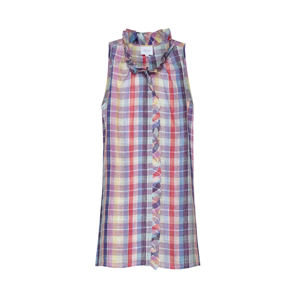 PLAID GAELLE DRESS