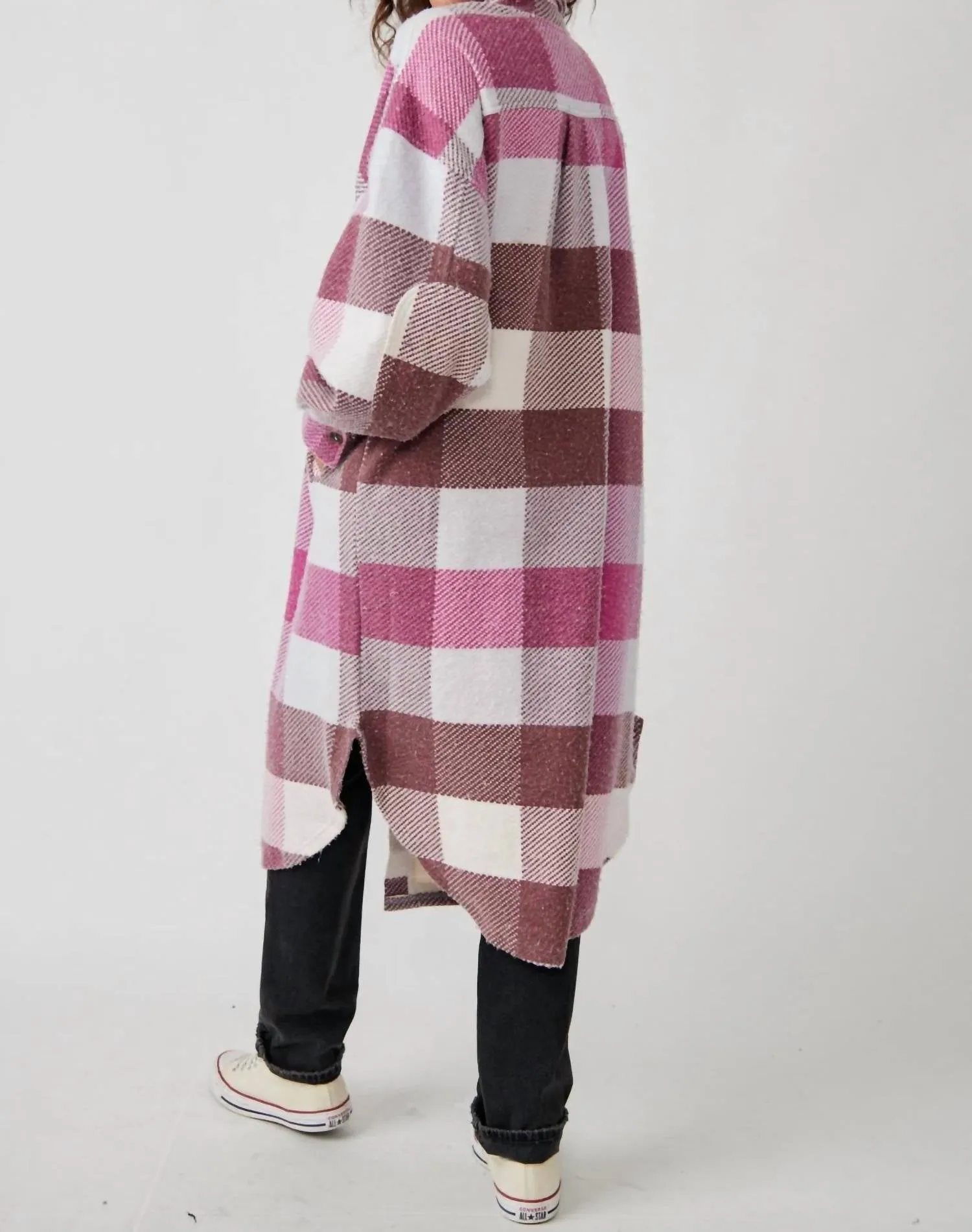 Plaid Long Jacket