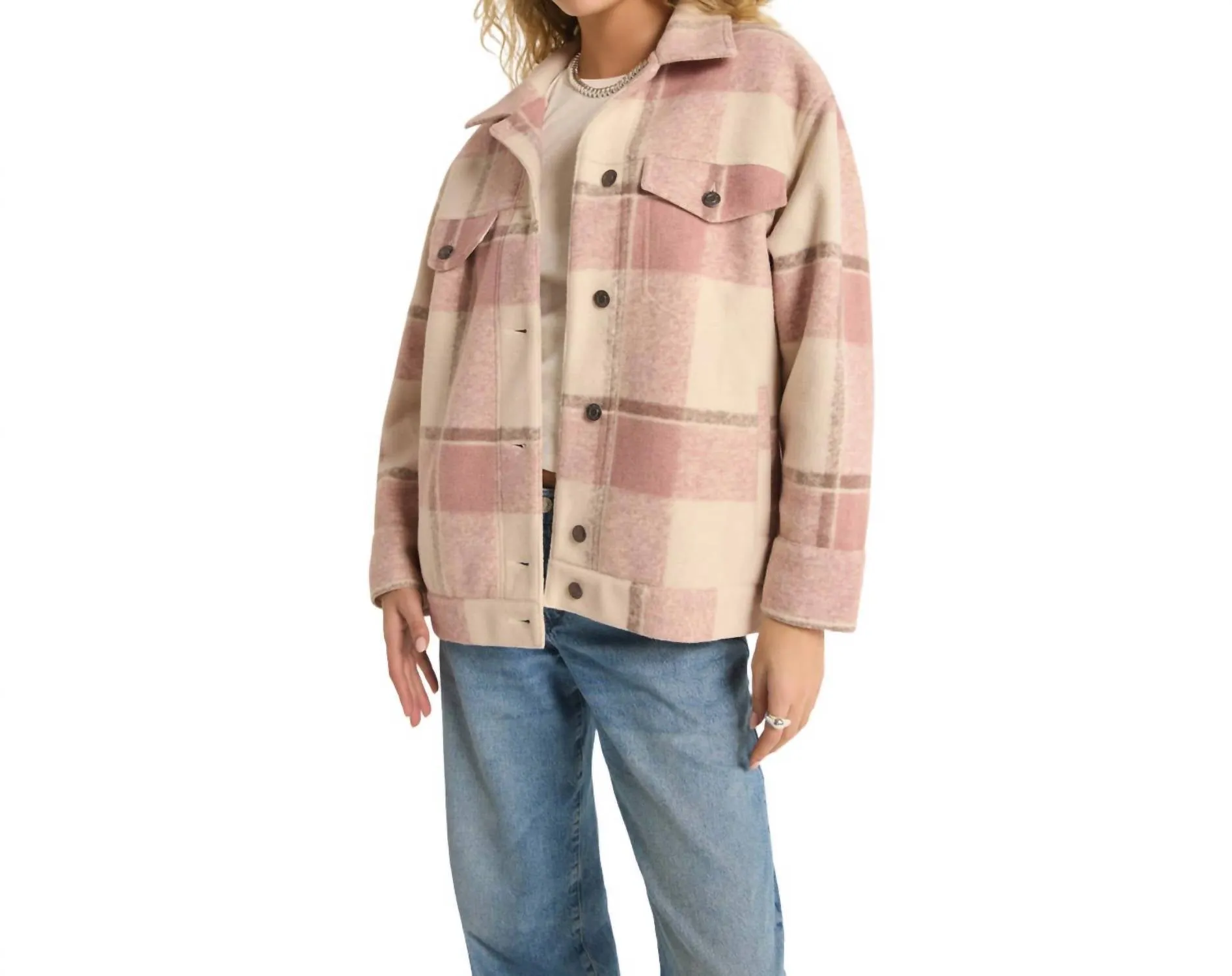 Preston Knit Plaid Jacket