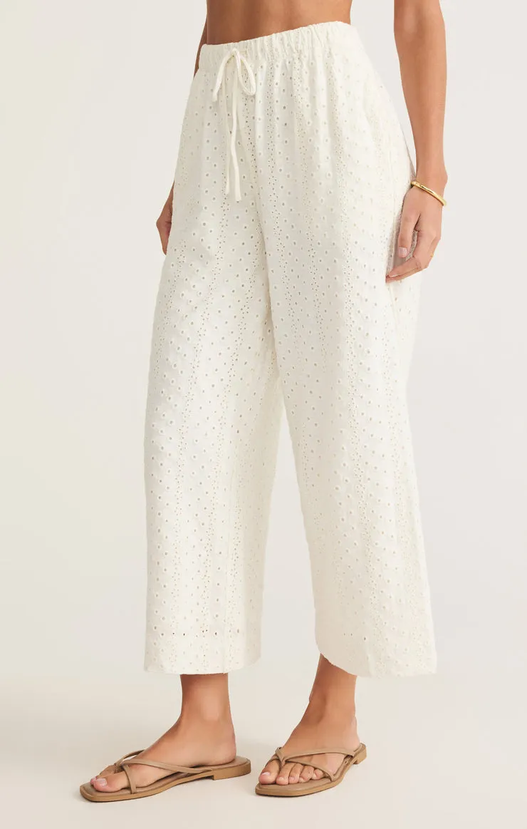 ROMI KNIT EYELET PANT