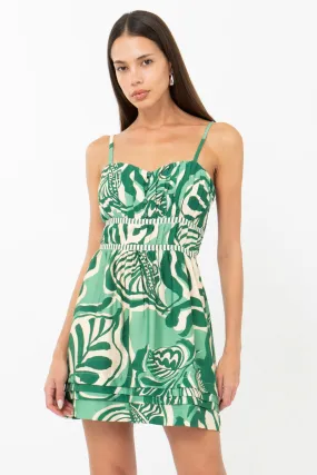 RUNA LEAF MINI DRESS