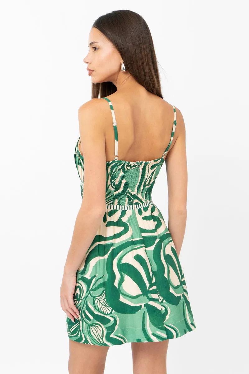 RUNA LEAF MINI DRESS