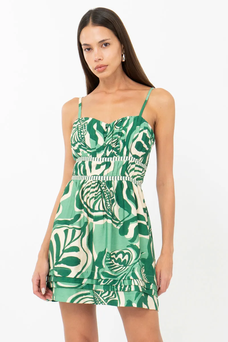 RUNA LEAF MINI DRESS