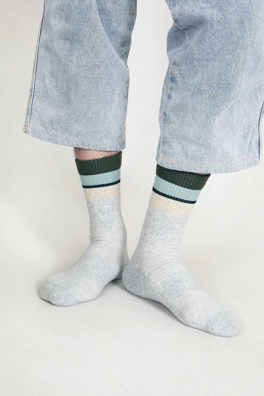Sam - Heather Grey Men's Socks