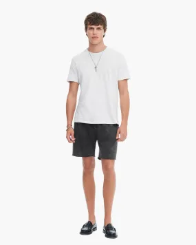 Slub Jersey Crew Neck Tee - Silver
