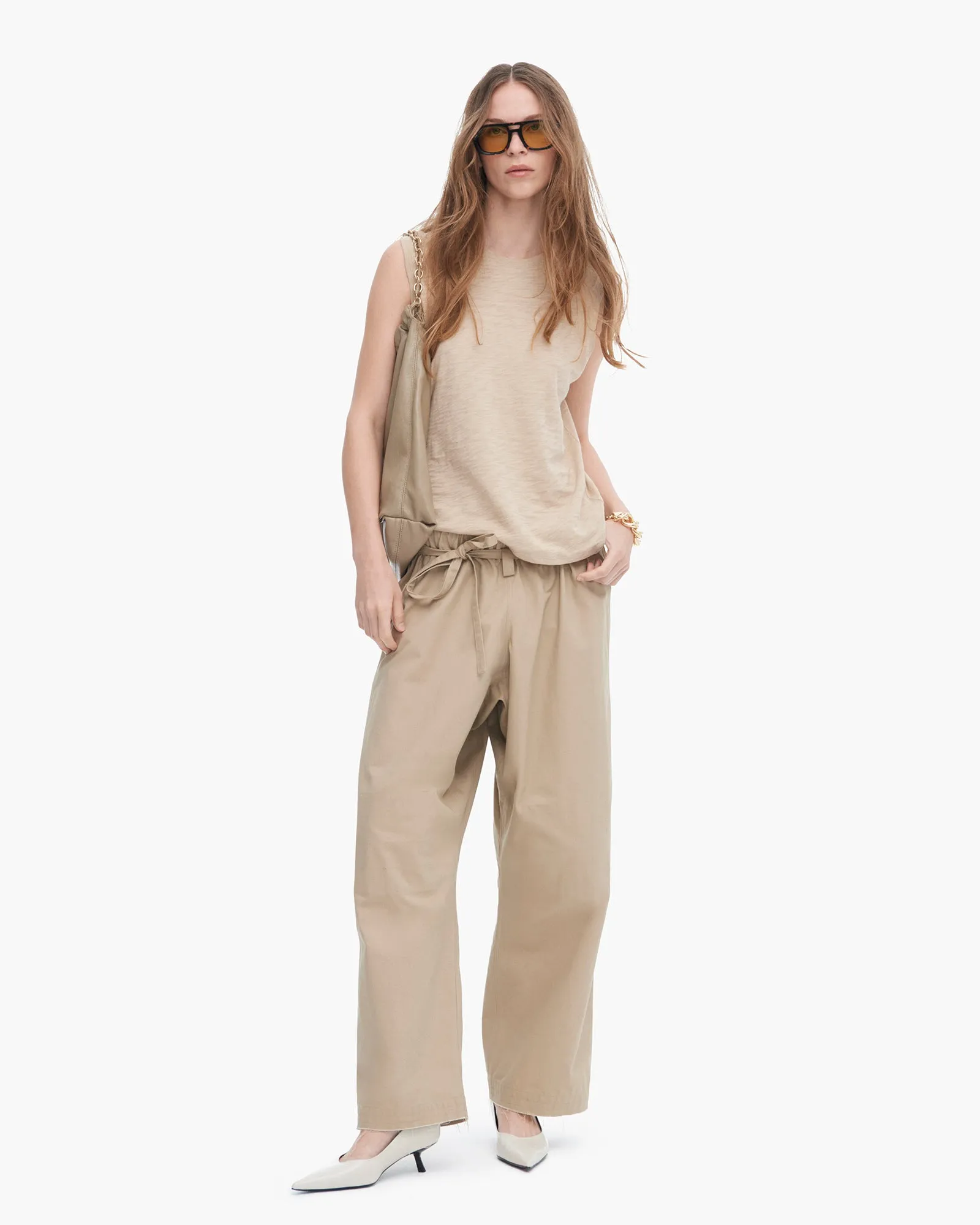 Slub Jersey Sleeveless Schoolboy - Dune